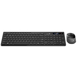 Genius SlimStar 8230 COPILOT Zestaw klawiatura i mysz bezprzewodowa CZ/SK, czarna