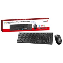 Genius SlimStar 8250 Zestaw klawiatura i mysz bezprzewodowa CZ/SK, czarna