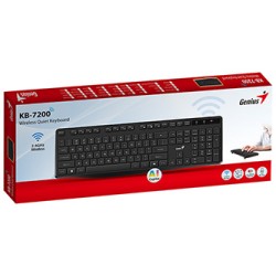 Genius KB-7200 COPILOT klawiatura bezprzewodowa CZ/SK, czarna