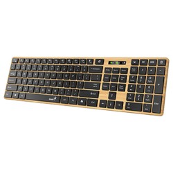 Genius Slimstar 7250BT Copilot klawiatura bezprzewodowa CZ/SK, beżowo-czarny