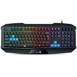 Genius GX GAMING Scorpion K215 klawiatura przewodowa (USB) CZ/SK, czarna