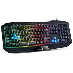 Genius GX GAMING Scorpion K215 klawiatura przewodowa (USB) CZ/SK, czarna