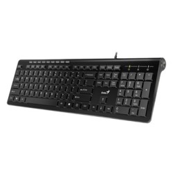 Genius Slimstar 230 klawiatura przewodowa (USB) US, czarna