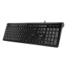 Genius Slimstar 230 klawiatura przewodowa (USB) US, czarna