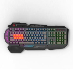 A4Tech BLOODY B318 klawiatura przewodowa (USB) CZ, czarna