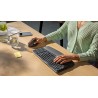 Logitech WAVE KEYS klawiatura bezprzewodowa CZ/SK, szara ergonomiczna