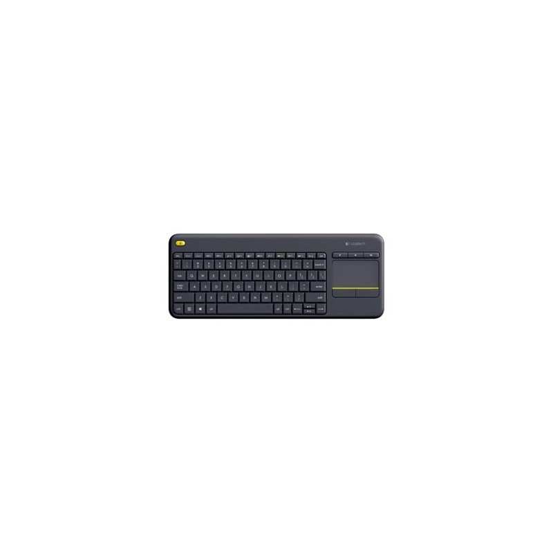 Logitech K400 Plus klawiatura bezprzewodowa CZ/SK, czarna