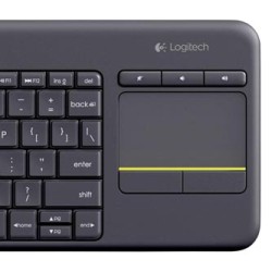 Logitech K400 Plus klawiatura bezprzewodowa CZ/SK, czarna