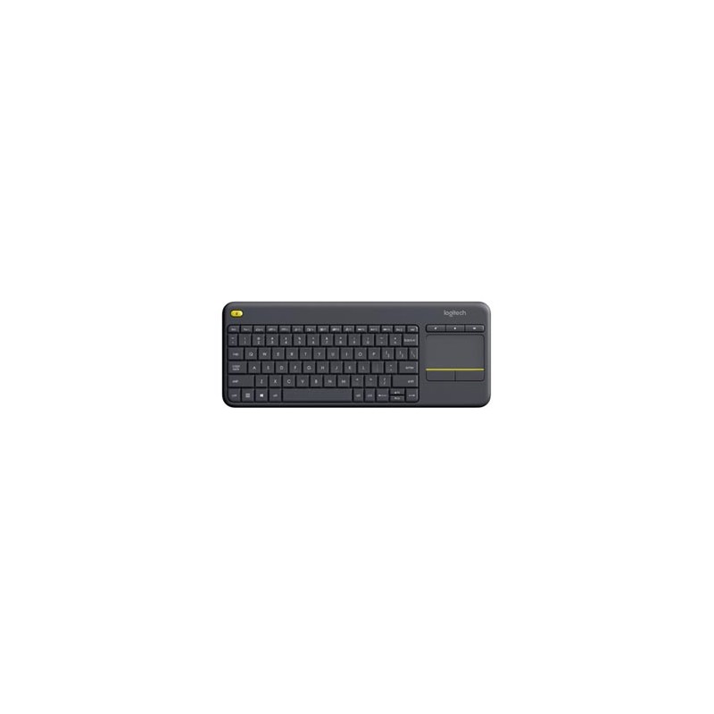 Logitech K400 Plus klawiatura bezprzewodowa US, czarna