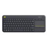 Logitech K400 Plus klawiatura bezprzewodowa US, czarna