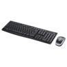 Logitech MK270 zestaw klawiatura bezprzewodowa CZ/SK, czarna z bezprzewodową myszą laserową, AAA, multimedialny, 2.4 [GHz]