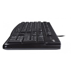 Logitech MK120 zestaw klawiatura przewodowa (USB) US, czarna z przewodową myszą optyczną, klasyczna