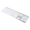 Powerton LIFE ULTRASLIM Klawiatura bezprzewodowa CZ/SK, srebrna