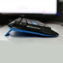 E-blue Polygon klawiatura przewodowa (USB) US, czarna, EOL