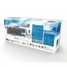 E-blue Auroza zestaw klawiatura przewodowa (USB) US, biała z optyczną mysz do gier, do gry