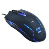 E-blue Polygon zestaw klawiatura przewodowa (USB) US, czarno-niebieski z myszką Cobra II, do gry, z podkładką Mazer Marface S ro