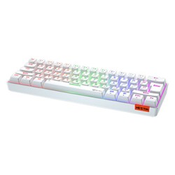 Meetion HESTIA klawiatura przewodowa (USB) US, biała mechaniczna