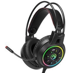 Marvo CM305 RGB zestaw klawiatura przewodowa (USB) CZ/SK, czarna + mysz i słuchawki dla graczy, do gry, membranowa rodzaj RGB po