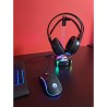 Marvo CM305 RGB zestaw klawiatura przewodowa (USB) CZ/SK, czarna + mysz i słuchawki dla graczy, do gry, membranowa rodzaj RGB po