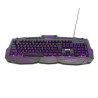 Marvo KM400 zestaw klawiatura przewodowa (USB) CZ/SK, czarna + mysz i podkładka dla graczy, do gry, membranowa rodzaj podświetlo