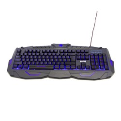 Marvo KM400 zestaw klawiatura przewodowa (USB) CZ/SK, czarna + mysz i podkładka dla graczy, do gry, membranowa rodzaj podświetlo