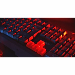 Marvo KW509 klawiatura bezprzewodowa CZ/SK, czarna z optyczną myszką, zestaw gamingowy, membranowa rodzaj