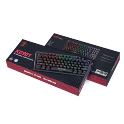 Marvo KG901 klawiatura przewodowa (USB) CZ/SK, czarna mechaniczna