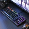 Marvo KG901 klawiatura przewodowa (USB) CZ/SK, czarna mechaniczna