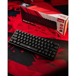 Marvo SHOGO 63 klawiatura przewodowa (USB) US, czarna mechaniczna