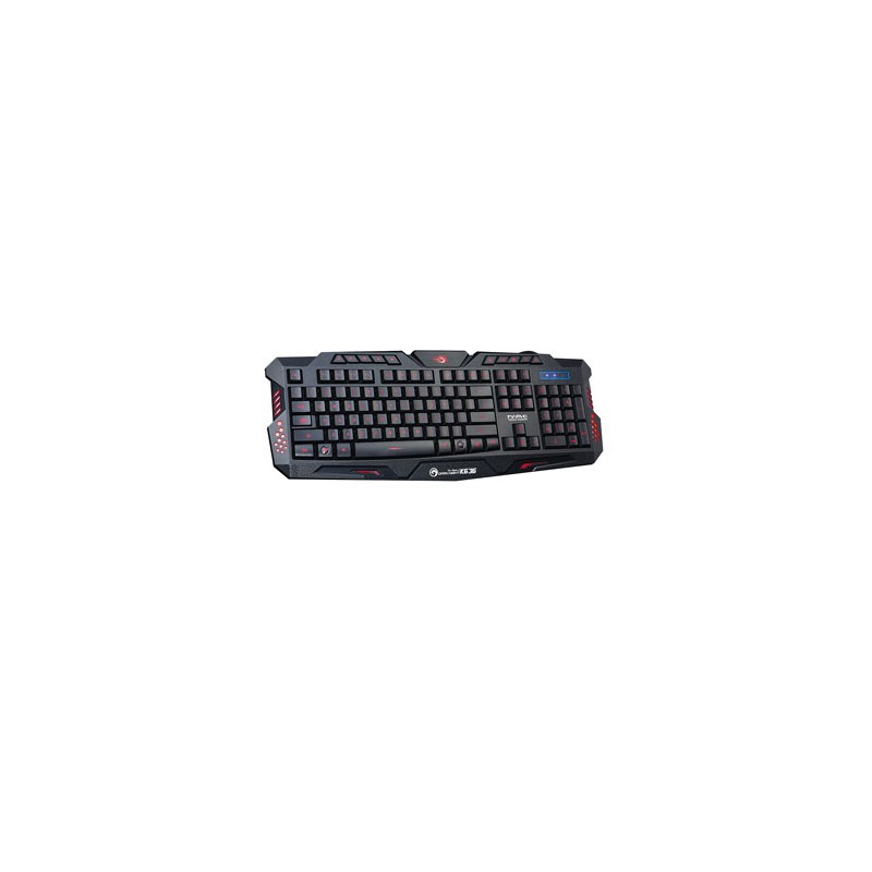 Marvo K636 klawiatura przewodowa (USB) US, czarna