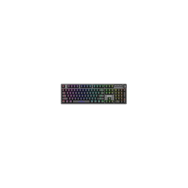 Marvo KG954 EN klawiatura przewodowa (USB) US, czarna mechaniczna