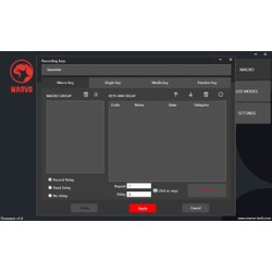 Marvo KG954 EN klawiatura przewodowa (USB) US, czarna mechaniczna