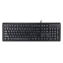A4Tech KR-92 klawiatura przewodowa (USB) CZ/US, czarna