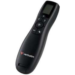 Bezprzewodowy prezenter Keynote z wyświetlaczem LCD, 2.4Ghz, czarny, Verbatim
