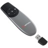 Bezprzewodowy prezenter Focus, 2.4Ghz, szaro czarny, Verbatim