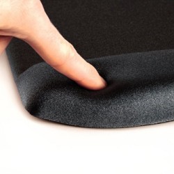 Fellowes PlushTouch Podkładka pod mysz i nadgarstek piankowa, czarna