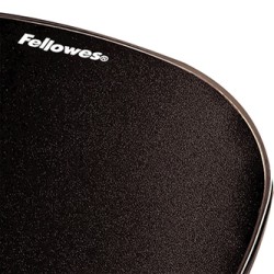 Fellowes Crystal Podkładka pod mysz i nadgarstek żelowa, czarna