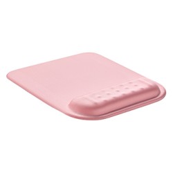 Powerton ERGO PASTEL EDITION Podkładka pod mysz i nadgarstek z pianką memory, różowa
