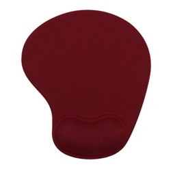 Powerton ERGO PALMA MINI Podkładka pod mysz żelowa, czerwone wino
