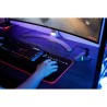 Podkładka pod mysz, Silent Flight RGB, do gry, czarna, 680 x 280 x 3 mm, 3 mm, Surefire