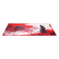 Podkładka pod mysz, MONKA ZOWA XL, do gry, czerwono-biała, 900 x 400 x 3.5 mm, Marvo