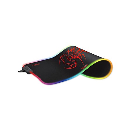 RGB Podkładka pod mysz, MG8, do gry, czarna, 350 x 250 mm, 3 mm, Marvo, podświetlenie RGB