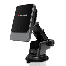 Verbatim - uchwyt do telefonu do samochodu, z ładowarką indukcyjną, technologi Qi, czarna