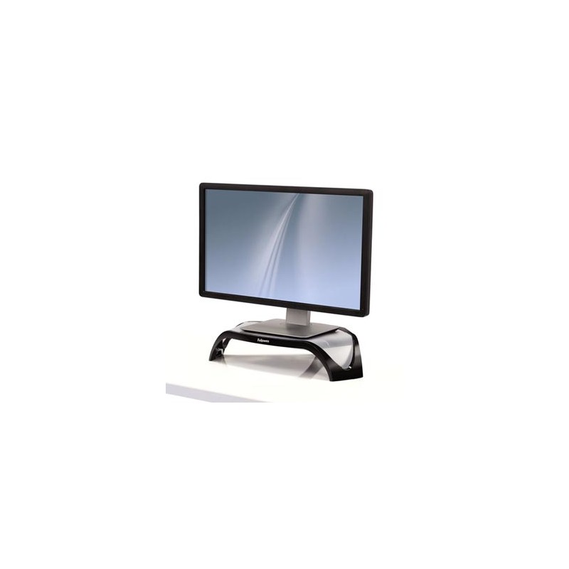Fellowes Smart Suites Podstawa pod monitor, czarno-srebrny, ergo