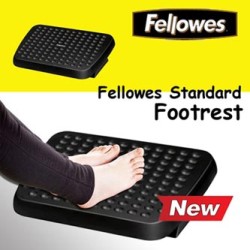 Podnóżek STANDARD, podnóżek ergonomiczny, regulowane nachylenie, czarny, plastikowy, Fellowes