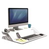 Stanowisko do pracy, Sit-Stand Lotus, biała, plastik-metal, Fellowes, EOL