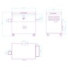 Ultradesk CRATE szafka uniwersalna, czarna