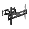 Regulowany uchwyt LPA78-466, 37"- 80", 40 kg max, 100x100 - 600x400mm VESA, 67-355mm, czarny
