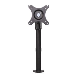 Regulowany uchwyt na monitor, czarny, 10KG, zacisk, 17"-30", obrotowy, 75x75/100x100