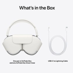 Apple AirPods Max bezdrátové sluchátka srebrne